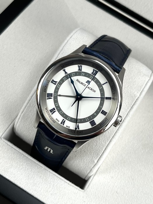 Maurice Lacroix - Masterpiece Day/Date - MP-6507-SS001-110-4 - Mænd - 2011-nu