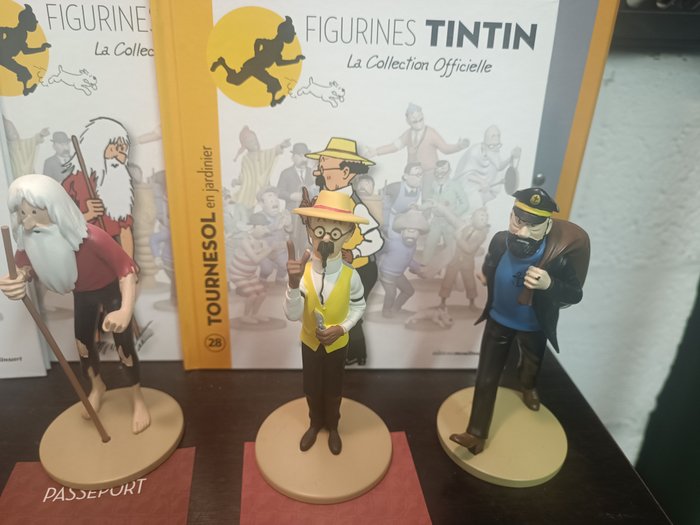 Tintin - 4 figurines Collection officielle