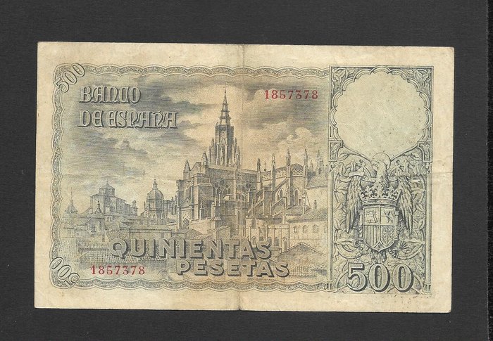 Spanien. -  500 Peseta 1940 - Pick 124