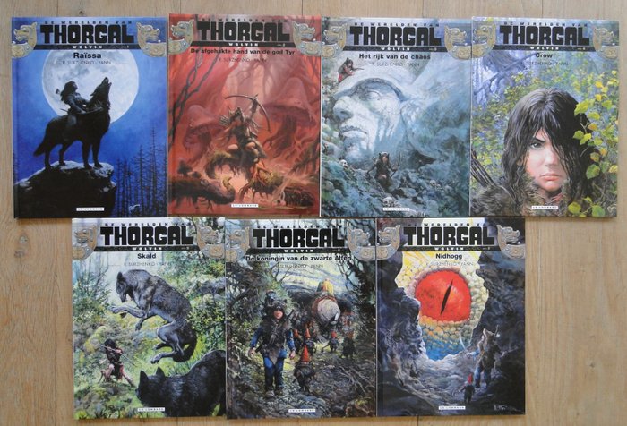 De werelden van Thorgal - Wolvin 1 t/m 7 - 1 Complete series - Første udgave - 2011/2017