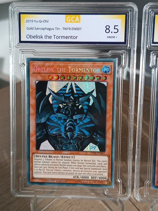 Konami - 3 Card - belisk the Tormentor, Slifer Sky Dragon and Winged Dragon of Ra