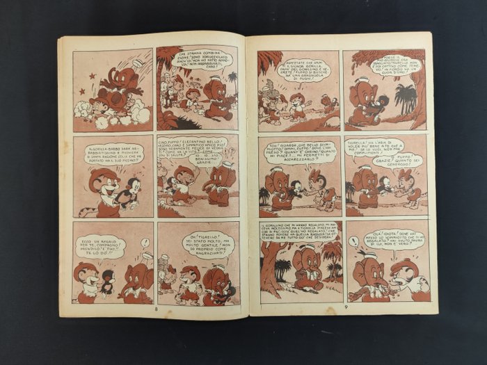 Nel Regno di Topolino n. 24 - Topolino Presenta Fuffo Elefantino - 1 Comic - 1936