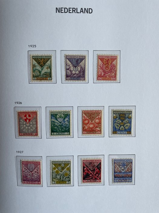 Holland 1925/1940 - Samling mellem NVPH 166 og 355 i DAVO LX album