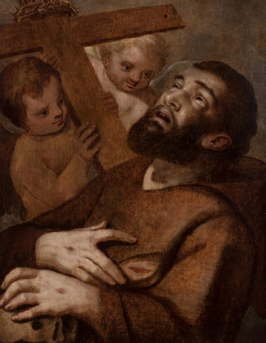 Italian School (XVII) - The Stigmatization of Saint Francis