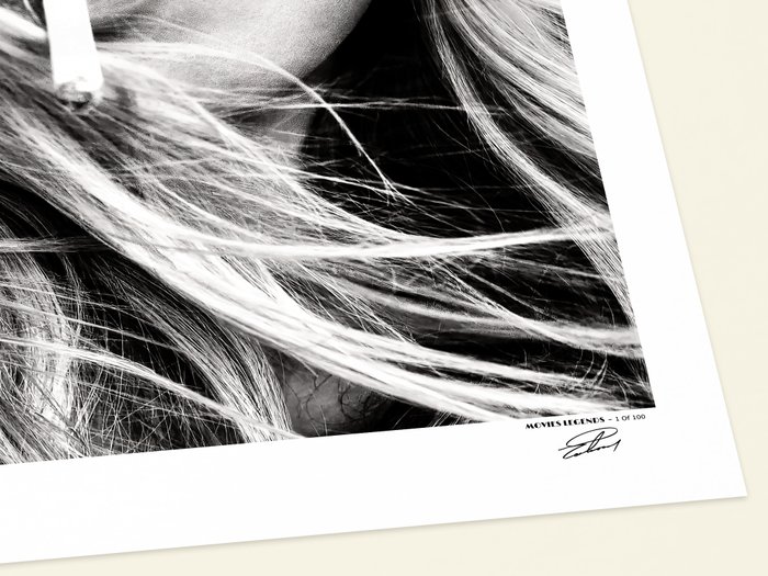 KATE MOSS - Memories Collection - Luxury XXXL Photography - ! 80x60 cm ! - Limited Edition Nr 01 of 100 - Serial ML10018