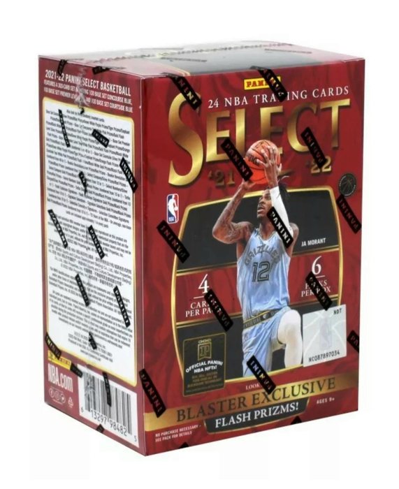 2021/22 Panini Select NBA - 1 Sealed box - Næsten så god som ny (NM)