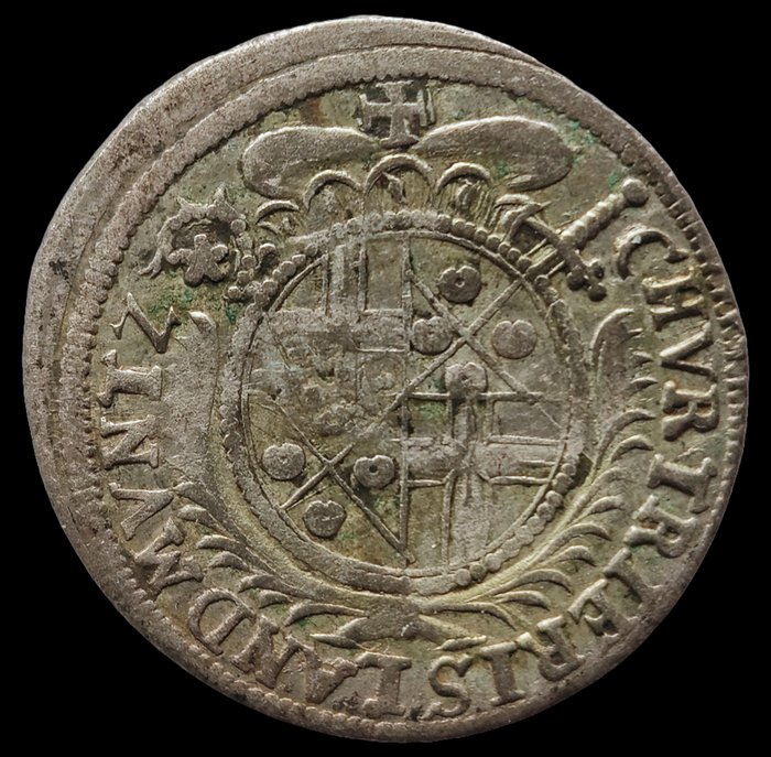 Tyskland, Ærkebispesædet i Trier. John Hugo of Orsbeck (1676-1711). 3 Albus 1695 KM# 176  (Ingen mindstepris)