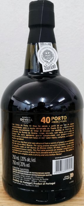 Quinta da Devesa - 40 years old Tawny - Flasket 2022 -  Douro  - 1 Flaske (0,75L)