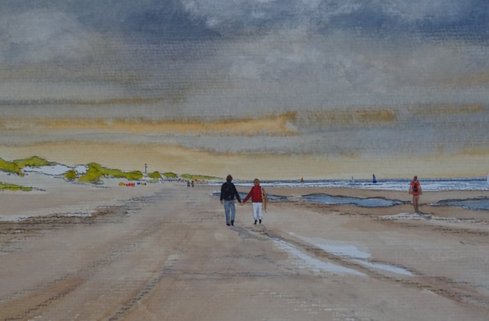 Franklin Meijer (1945) - Terschelling - Strand