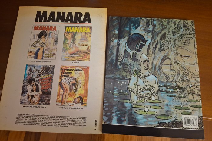 Fumetti erotici - MANARA "Storie Brevi" "Sognare forse" - 2 Comic - Begrænset udgave - 1980