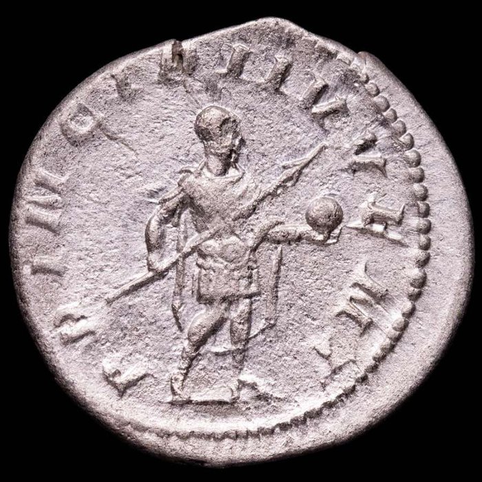 Romarriket. Philip II (AD 247-249). Antoninianus Prince of the Youth reverse. Caesar, Rome, 244-247 AD. PRINCIPI IVVENT  (Ingen mindstepris)