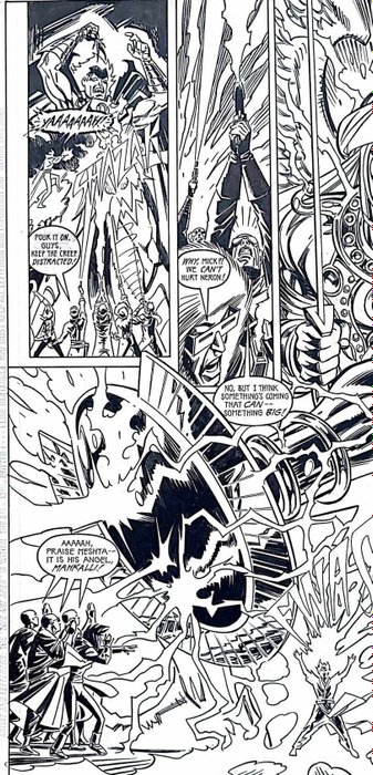 Ron Wagner / Reinhold, Bill - 1 Original page - The Rogues - The (Villains) #1 - 1997