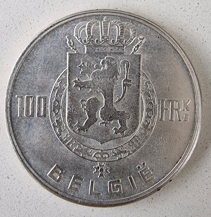 Belgien. 100 Francs 1949 (8x)  (Ingen mindstepris)