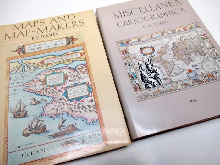 Verden, history of cartography worldwide; Prof.Dr.Ir. C. Koeman / R.V. Tooley - Miscellanea Cartographica + Maps and Map-Makers - 1400-1900