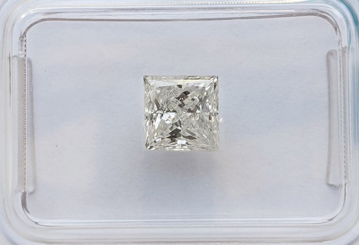 1 pcs Diamant  (Natur)  - 1.00 ct - Rektangel - H - I1 - International Gemological Institute (IGI)