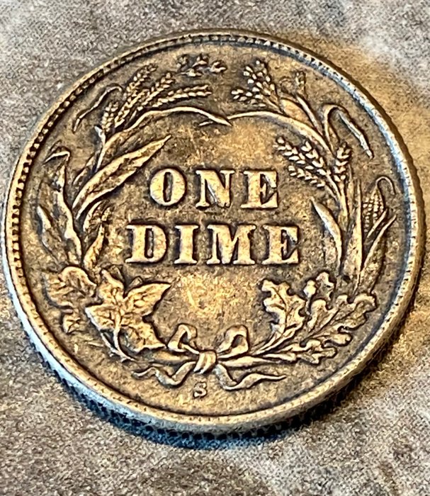 Förenta staterna Barber Dime 1915-S  (Ingen mindstepris)