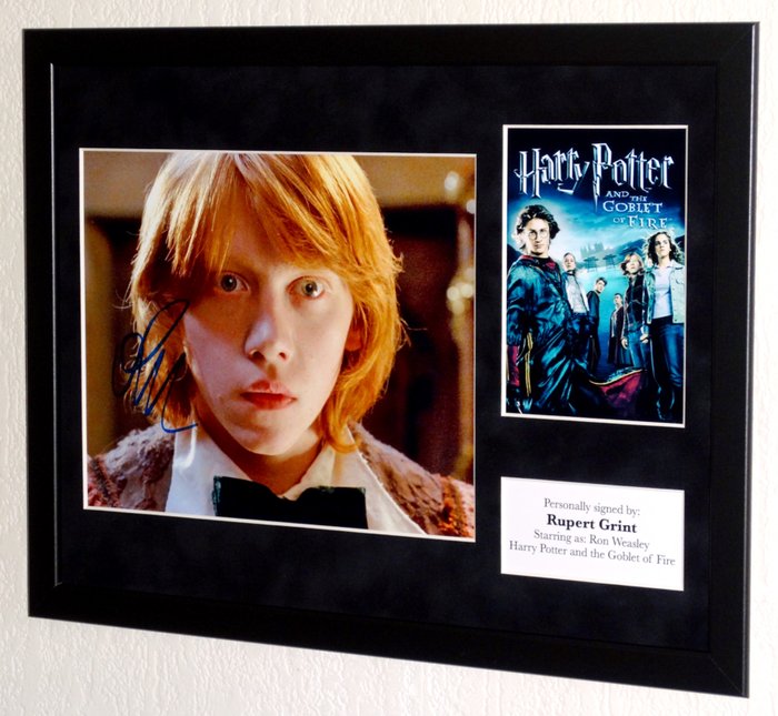 Harry Potter - Rupert Grint (Ron Weasley) Premium Framed, signed, Certificate of Authenticity