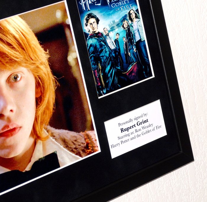 Harry Potter - Rupert Grint (Ron Weasley) Premium Framed, signed, Certificate of Authenticity