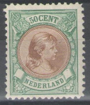 Holland 1896 - Prinsesse Wilhelmina - NVPH 45B