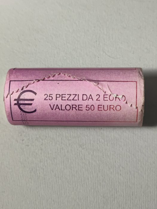 Italien. 2 Euro 2015 "EXPO Milano" (25 monete) in rotolino  (Ingen mindstepris)