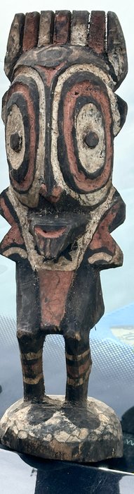 Sæt med to åndefigurer - sepik floden - Papua Ny Guinea  (Ingen mindstepris)