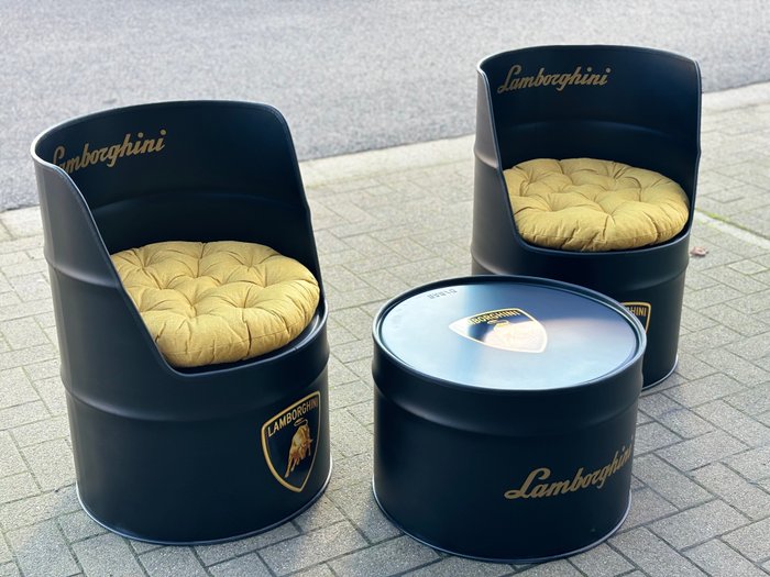 Rob VanMore - Automobilia Lamborghini Barrel saloon set