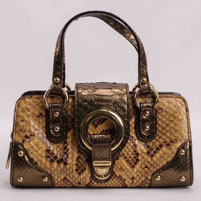 Dolce  Gabbana - Python Handbag Mini - Håndtaske