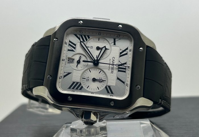 Cartier - Santos De Cartier Chronograph - WSSA0017 - Mænd - 2020+