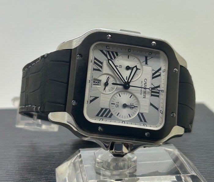 Cartier - Santos De Cartier Chronograph - WSSA0017 - Mænd - 2020+