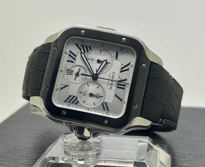 Cartier - Santos De Cartier Chronograph - WSSA0017 - Mænd - 2020+