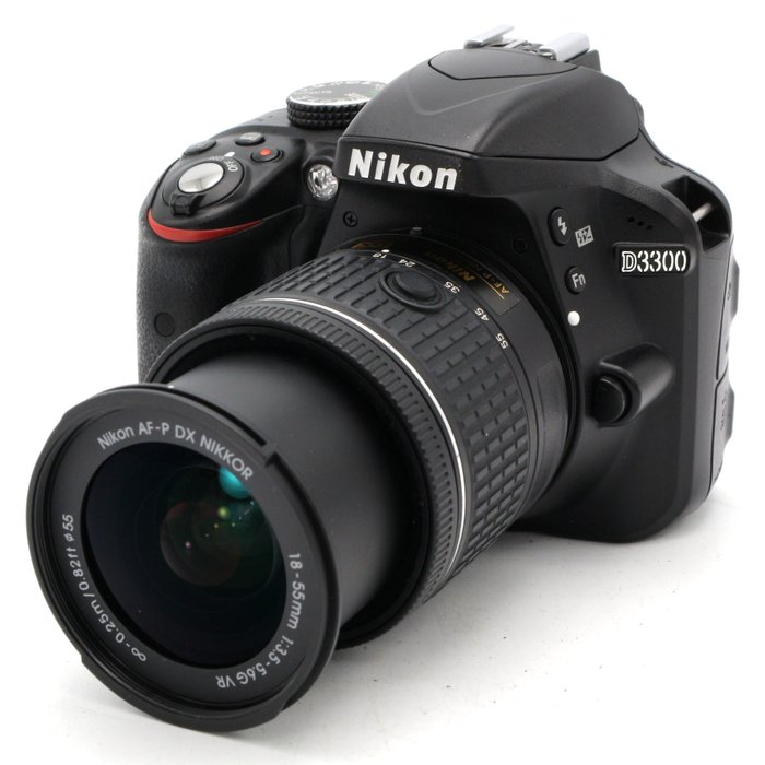 Nikon D3300 Body + AF-P 18-55mm f/3.5-5.6G VR DX Digitalt refleks kamera (DSLR)