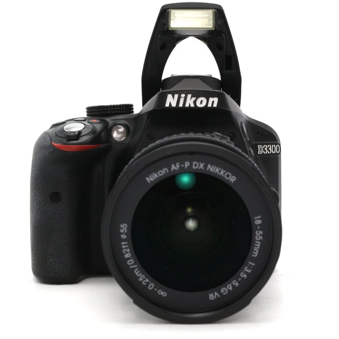 Nikon D3300 Body + AF-P 18-55mm f/3.5-5.6G VR DX Digitalt refleks kamera (DSLR)