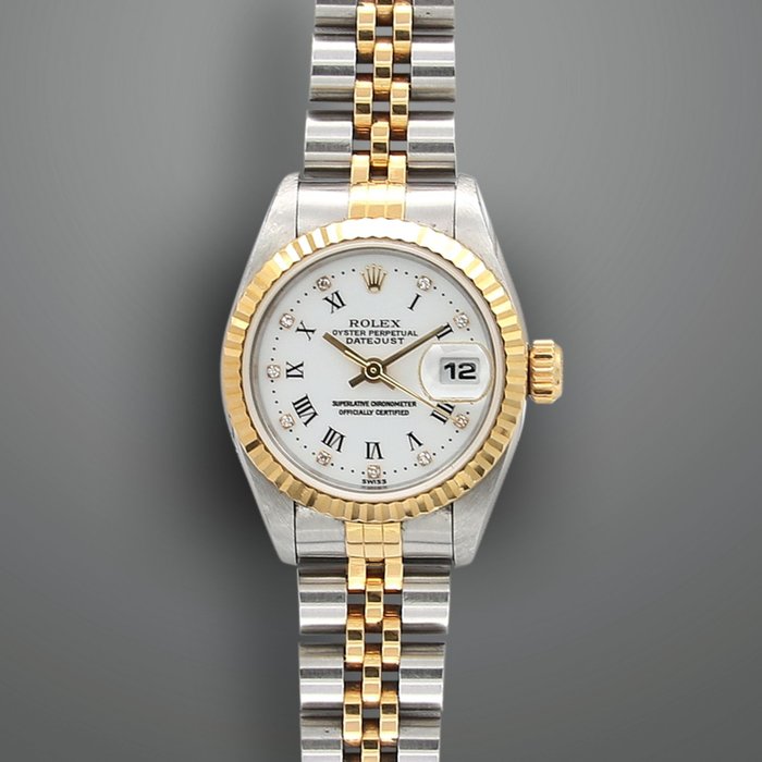 Rolex - Datejust Lady - White Diamonds Dial - ref. 69173 - Kvinder - 1980-1989