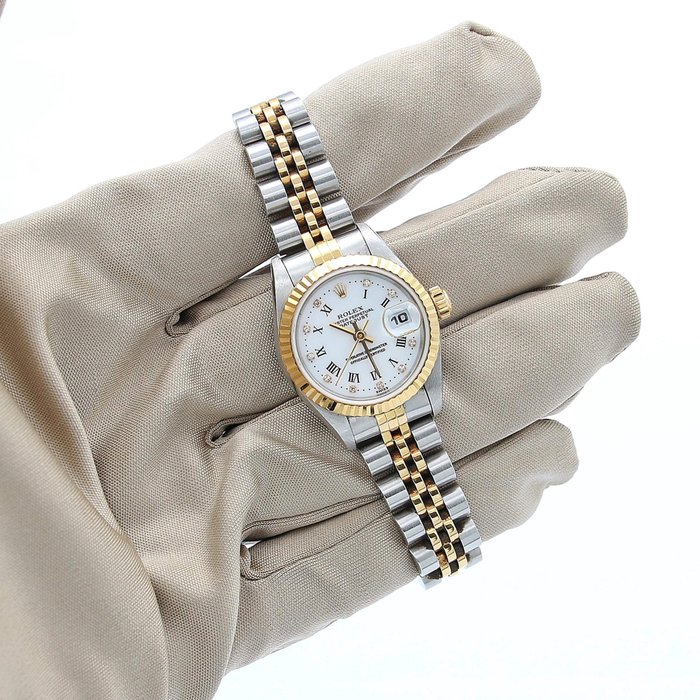 Rolex - Datejust Lady - White Diamonds Dial - ref. 69173 - Kvinder - 1980-1989