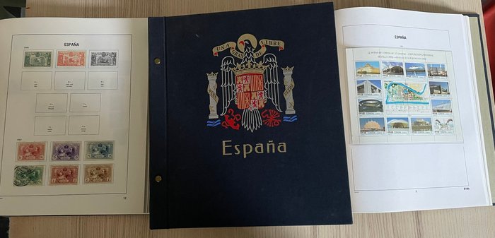 Spanien 1850/1996 - Samling Spanien inkl. Andorra i 3 DAVO albums