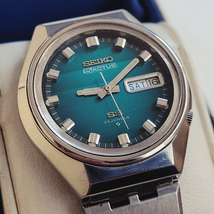 Seiko - 5 Actus Green Dial Vintage Automatic Watch - Ingen mindstepris - Mænd - 1970-1979