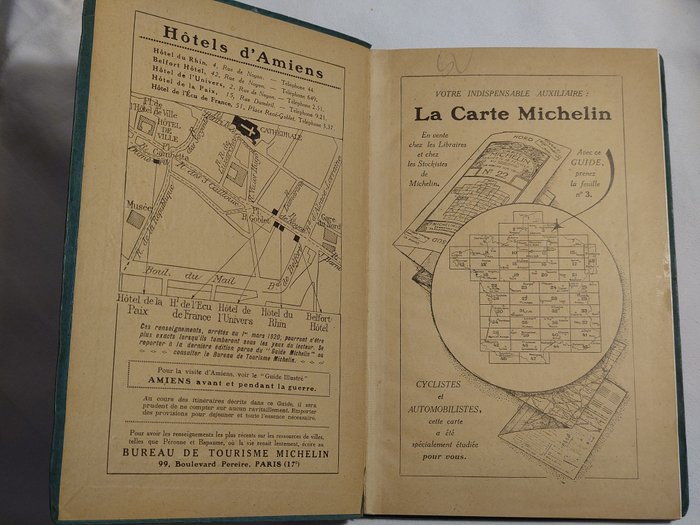 Michelin - Guide lllustres michelin des champs de bataille. Les batailles de la somme, 1916 - 1917 - 1920