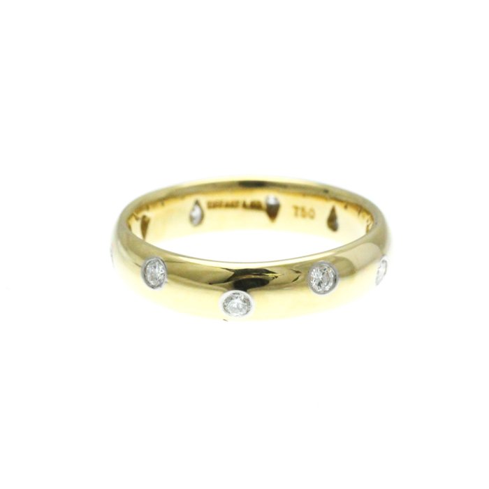 Tiffany  Co. - Ring - 18 kraat Gulguld, Platin