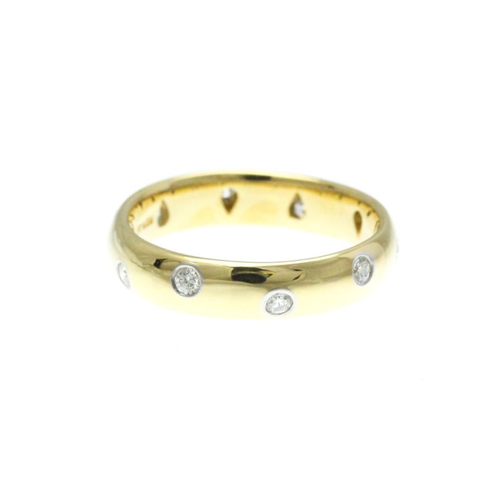 Tiffany  Co. - Ring - 18 kraat Gulguld, Platin