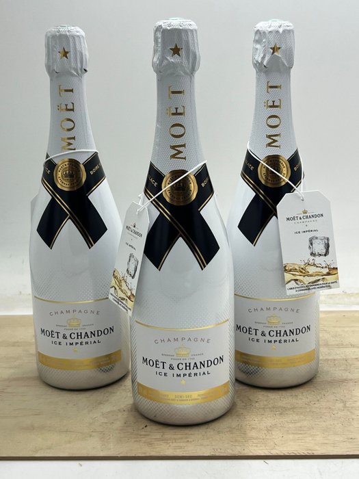 Moët  Chandon Ice Impérial - Champagne Brut - 3 Flasker (075 L)