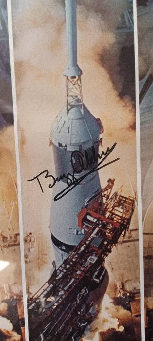 Dokument - Neil Armstrong Buzz Aldrin Michael Collins - Apollo 11 crew hand signed Armstrong, Aldrin and Collins - 1969