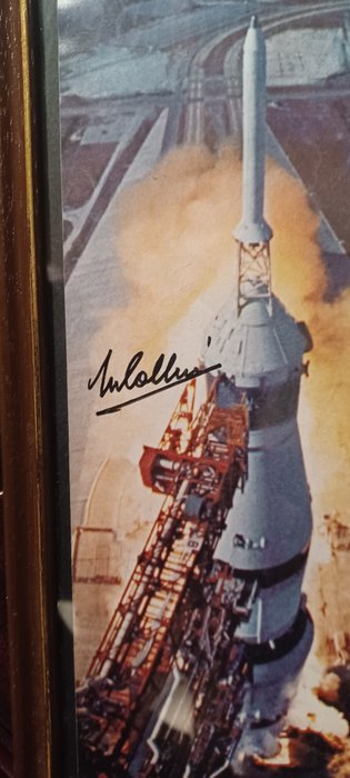 Dokument - Neil Armstrong Buzz Aldrin Michael Collins - Apollo 11 crew hand signed Armstrong, Aldrin and Collins - 1969