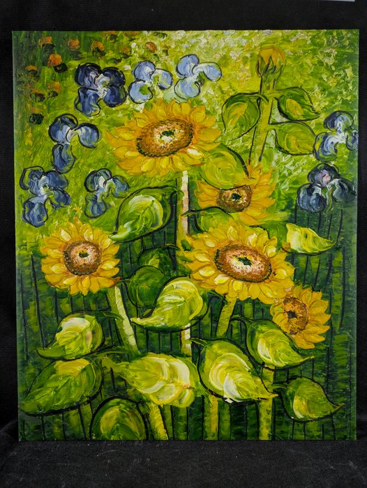 Scuola europea (XX), after Van Gogh - Girasoli