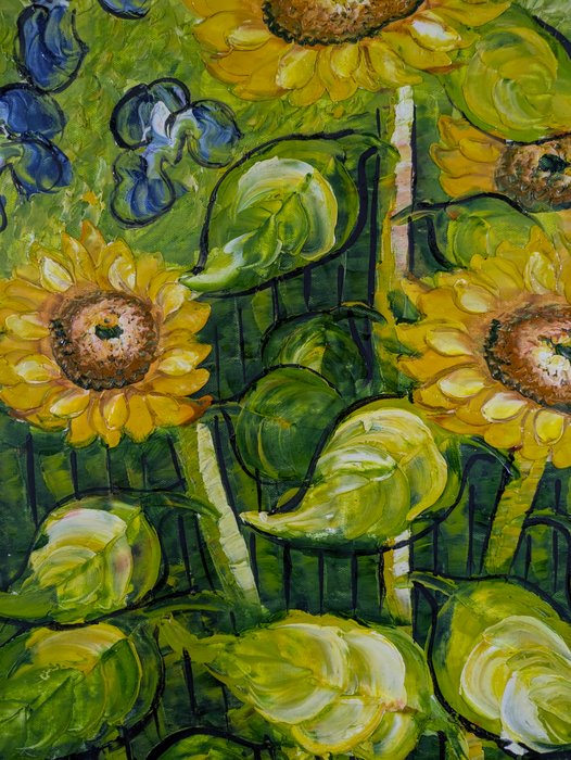 Scuola europea (XX), after Van Gogh - Girasoli