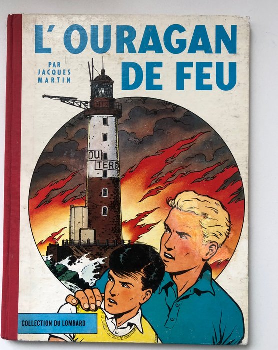 Lefranc T2 - L'Ouragan de feu - C - 1 Album - Første franske udgave - 1961