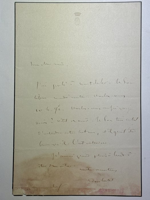 Tanneguy Duchâtel (1803-1867) hommes politique français - 6 LETTRES AUTOGRAPHE SIGNÉ par le ministre - 1839