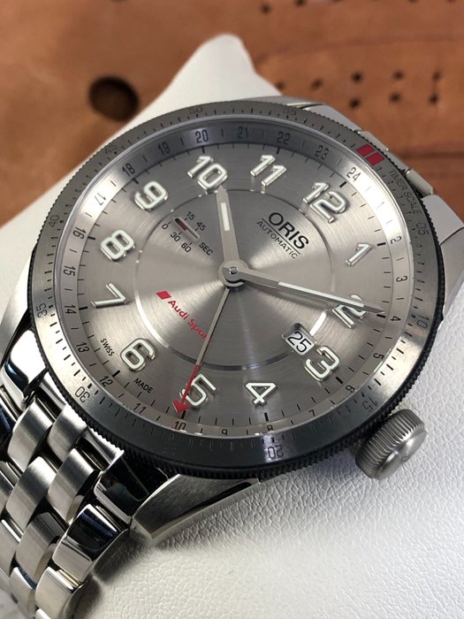 Oris - Audi Sport GMT Automatic - 01 747 7701 4461-07 8 22 85 - Mænd - 2011-nu