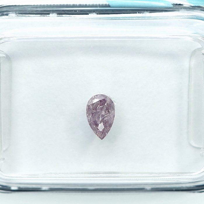 1 pcs Diamant  (Naturfarvet)  - 0.21 ct - Fancy Lille nuance Lyserød - I2 - International Gemological Institute (IGI)