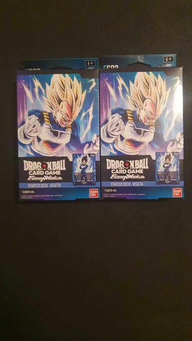 Bandai - 2 Sealed deck - 2x starter Deck FS02 Vegeta