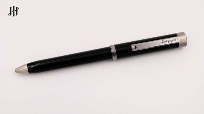 Montegrappa - Zero - Gun-metal Ruthenium (ISZETbBL) - Kuglepen